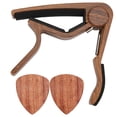 thumbnail image 1 of Clip Acústico De Guitarra, Cejilla De Guitarra Cómoda De Madera Maciza Para Ukelele Para Bajo Para Violín, 1 of 8