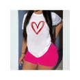 thumbnail image 2 of Playera Blusa De Corazon Dibujado Con Plumon Ropa De Mujer Color Blanco Talla Grande Marca Emil SaEs, 2 of 4