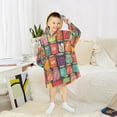 thumbnail image 6 of FORMRS Wearable Blanket Hoodie with Sleeves for Kids Cozy Flannel Sweatshirt, Beige Jar, 6 of 7