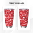 thumbnail image 3 of Salouo Christmas Hohoho Print 20oz Tumbler with Lid,Stainless Steel Vacuum Insulated Tumbler Durable Insulated Coffee Mug Thermal Cup with Splash Proof Sliding Lid-Straw Three-piece Set, 3 of 8