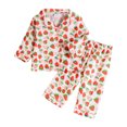 thumbnail image 1 of Akiihool Ensembles de Pyjama pour Filles Ensemble de Pyjamas Manches Longues Chats Lecture Livre Tenue d'Intérieur Ensemble de Sommeil 2 Pcs 3-11 Ans (Rouge, 4-5 Ans), 1 of 4