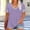 Purple, variant on Womens Plus Size V Neck T Shirts Summer Short Sleeve Tees Casual Loose Solid Base Shirts Tops