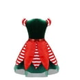 thumbnail image 2 of Aislor Girls Christmas Elf Dress Festival Holiday Birthday Party Green 12, 2 of 7