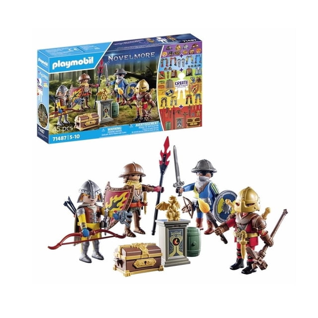 Set de Juego Playmobil Novelmore My Figures caballeros de Novelmore 45 Piezas