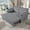 Grey, variant on 58" 3-In-1 Sleeper Loveseat Couch, Pull-Out Couch Bed with Steel Frame, Convertible Loveseat Sofa Bed with High-Resilience Sponge for Living Rooms, Studios, Black