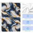 thumbnail image 5 of Navy Blue Marble Microfiber Kitchen Towel, Gold Modern Art Soft Absorbent Dish Towels, Quick Drying Washable Dishcloths for Kitchen Cleaning, Drying Dishes, 18x28 Inches, 5 of 9