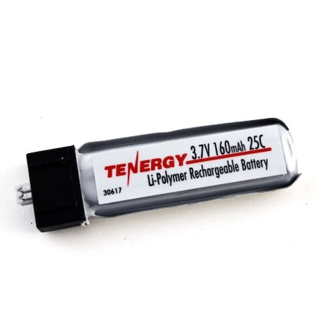 Parkzone Cessna 210 Centurion - Tenergy 3.7V 160mAh 25C LIPO Battery for Micro Helicopter: e-Flite MSR X, Parkzone, Vapor, Cessna, Micro Citabria