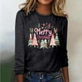 thumbnail image 5 of Neewe Women's Oversized Sweatshirt Christmas Crewneck Long Sleeve Casual Loose Pullover Tops, 5 of 6