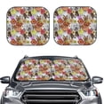 thumbnail image 2 of Fotbe Cute Dogs Puppy 2-Piece Car Windshield Sun Shade | Sun Blocker for Car Windshield | Foldable Automotive Interior Accessories for Sun Protection-Medium, 2 of 6