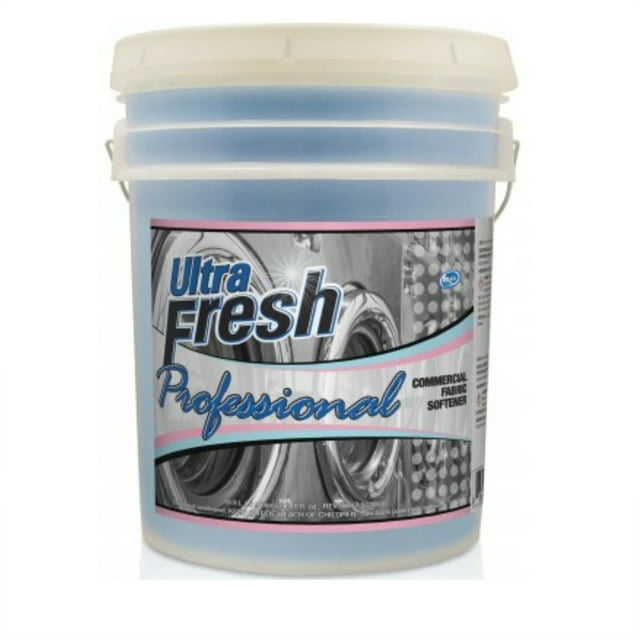 Fresh Assouplissant pour Tissus Ultra Frais Professionnel 5 Gal Spring, jusqu'à 640 Brassées