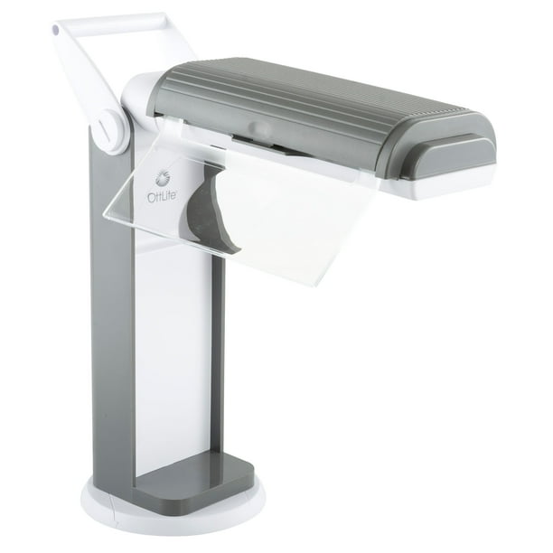 OttLite 13w Magnifier Task Lamp, Dark Grey