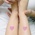 thumbnail image 2 of 500pcs Body Tanning Heart Stickers Sun Tan Heart Labels Tanning Heart Labels, 2 of 5
