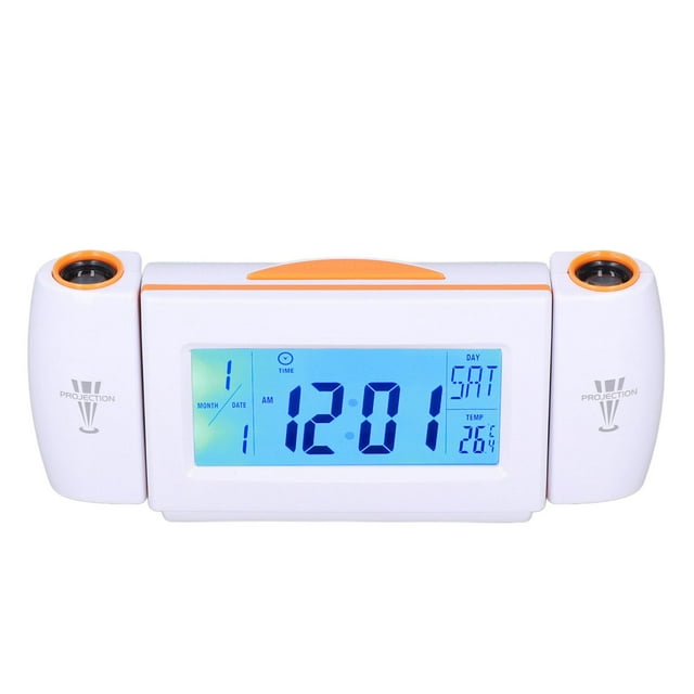 Reloj despertador LED Jadeshay con proyección sin reflejos para dormitorio