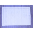thumbnail image 1 of Ahgly Company Machine Washable Indoor Rectangle Solid Blue Modern Area Rugs, 7' x 9', 1 of 4