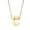 Letter C, variant on PAURO Initial Necklace for Women Letter Dainty Gold Plated Small Pendant Stainless Steel Personalized Statement Alphabet Charm Name Simple Jewelry Gold Letter X