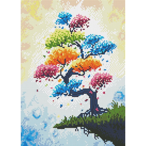 Cuadros Decorativos 5D planta mosaico diamante pintura dibujo cuadrado completo taladro DIY arte artesanía Kit JShteea Nuevos Originales