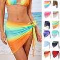 thumbnail image 3 of Lerpwige Elegant Beach Wrap For Women Polyester Fabric Skirt With Wrinkled Feature For Vacation And Water Activity, 3 of 20