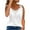 White, variant on Honeeladyy Womens Loose Fit Lace Trim Camisole Tops Summer V Neck Solid Color Sleeveless Tank Tops Black XXL
