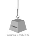 thumbnail image 5 of FrostHike 2Pcs Adjustable Picture Hanging Wire. Mirror Frame Kit Heavy Duty Stainless Steel Wire Rope 6.5ft/2m for Mirror Hanging Hardware/Light Lamp/Billboards/Basket/Flowerpot Hold Up to 44lb/20kg, 5 of 5