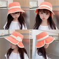 thumbnail image 4 of Fisherman Hat with Chin Strap UV Protection Breathable Kids Bucket Hat for Beach, 4 of 10