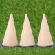 thumbnail image 3 of 10pcs Natural Wood Cone Ring Holders Unpainted Wooden Cones To Craft Paint Jewelry Display Stand 2.5x5cm, 3 of 4