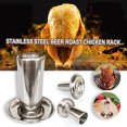 thumbnail image 2 of CAROOTU Stainless Steel Vertical Poultry Turkey Chickens Roaster Rack with Roasting Pan for Oven or Barbecue, 2 of 6