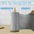 thumbnail image 4 of 75 Pack Microfiber Cleaning Cloth Roll,Reusable Tear Away Microfiber Towels,Washable Ultra Absorbent Rags Drying Dishcloths for Car,Home,Garage or Shop(Grey), 4 of 4