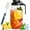 Black, variant on Glass Pitcher Mason Jar Pitcher for Fridge Door Wide Mouth Leak-Proof Glass Pitchers with Lids and Handle Dishwasher Safe for Juice,Sun Tea, 64oz Drink Container , Black