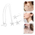 thumbnail image 1 of OUNONA 1 De Collar Y Aretes Colgantes En Para Y, 1 of 7