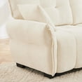 thumbnail image 6 of Modern Minimalist Chenille Fabric Two-Seater Sofa 220×80×75cm with High-Resilience Foam Cushions and Sturdy Wooden Base, 6 of 19