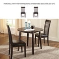 thumbnail image 4 of Signature Design by Ashley Contemporary Hammis Dining Drop Leaf Table Dark Brown, 4 of 5
