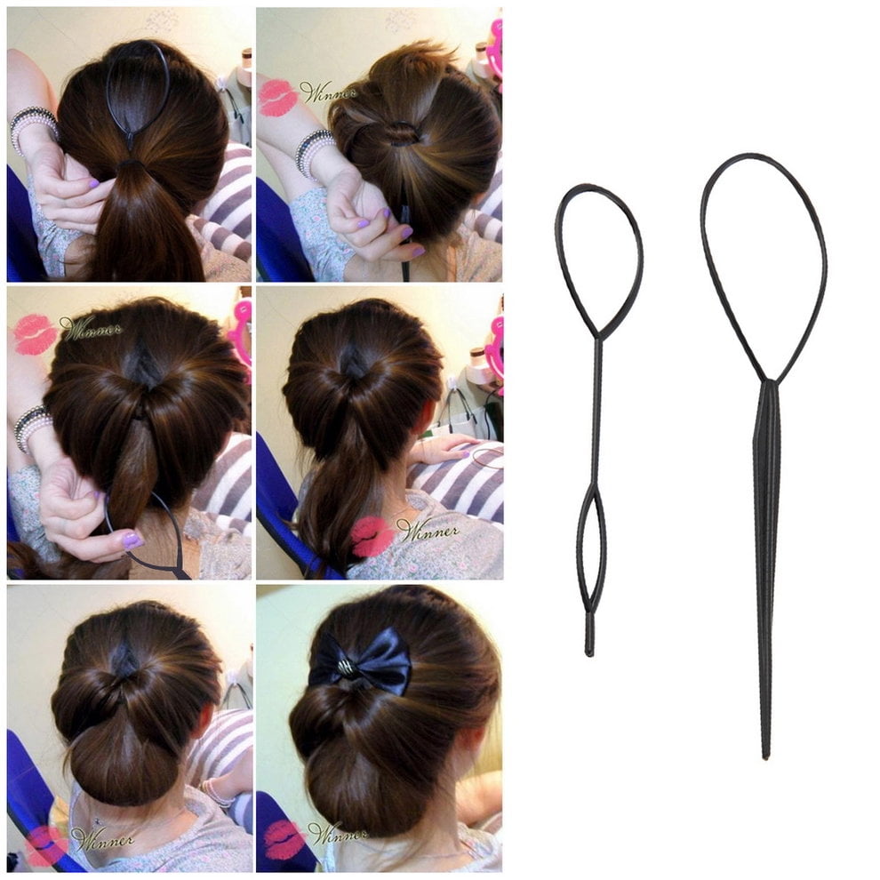 Easy-life Ponytail Creator Plastic Loop Styling Tools Black Topsy Pony Tail Hair Braid | Walmart Canada Easy-life Ponytail Creator Plastic Loop Styling Tools Black Topsy Pony Tail Hair Braid | Walmart Canada