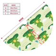 thumbnail image 3 of Rateoe Cute Frog1 Print Christmas Tree Skirt 48" for Xmas Holiday New Year Party Circle Tree Mat Ornaments Decoration, 3 of 7