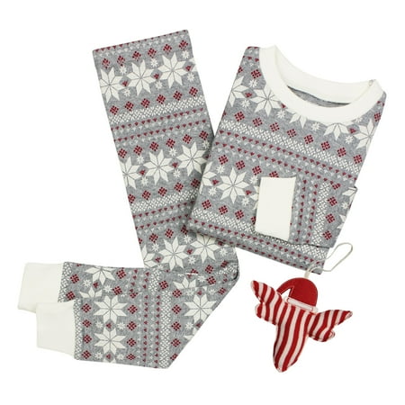 Burt's Bees Baby PJ Set with Ornament - Fair Isle - Multi-Colored - 3T