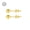 Gold (spherical), variant on 316L Stainless Steel Ball & CZ Stud Earrings for Women Men Hypoallergenic Cartilage Earrings Helix Tragus Lobe Conch Body Piercing Jewelry Multiple Sizes 2.5-6mm Silver Gold Black