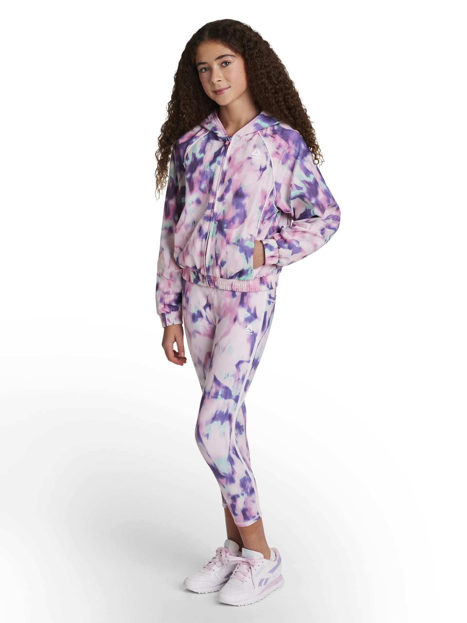 Reebok Girl’s Breeze Full-Zip Jacket, Sizes 4-18