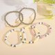 thumbnail image 3 of Heishi Surfer Pulseras Set Colorido Preppy Sonrisa Mal de Ojo Pulseras elásticas con cuentas Arcilla Apilable Boho Disco Regalos de fiesta Y2k Kidcore Estética Verano, 3 of 5