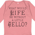 thumbnail image 4 of Inktastic Cellist Music Gift for Cello Player Boys or Girls Long Sleeve Baby Bodysuit, 4 of 5