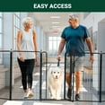 thumbnail image 6 of EastVita Dog Playpen,48 Inch(H) 8 Panels Dog Fence Indoor/Outdoor ,Heavy Duty Metal Pet Puppy Exercise Pen, Wide Door Low Threshold, 6 of 7