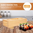 thumbnail image 2 of Home Sushi Making Tool Kitchen Rice Roll Mould Stylish Wooden Sushi Mold, 2 of 8
