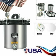 NEW 18L Steam Autoclave Sterilizer Dental Pressure Stainless Steel Sterilization