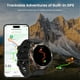 thumbnail image 4 of KOSPET Tank T3 Ultra 2 Smartwatch (GPS), Reloj Inteligente con Pantalla AMOLED 1.43", Brújula/Altímetro/Presión, Unibody Acero Inoxidable, Llamadas Bluetooth, IP69K Impermeable, 170 Modos Deportivos, 4 of 5
