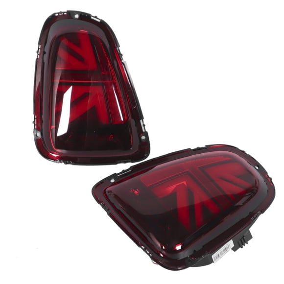 VLAND pour JCW Union Jack Full LED Feux Arrière Rouge Objectif Adapté pour R56 R57 R58 R59 LCI 2011-2015