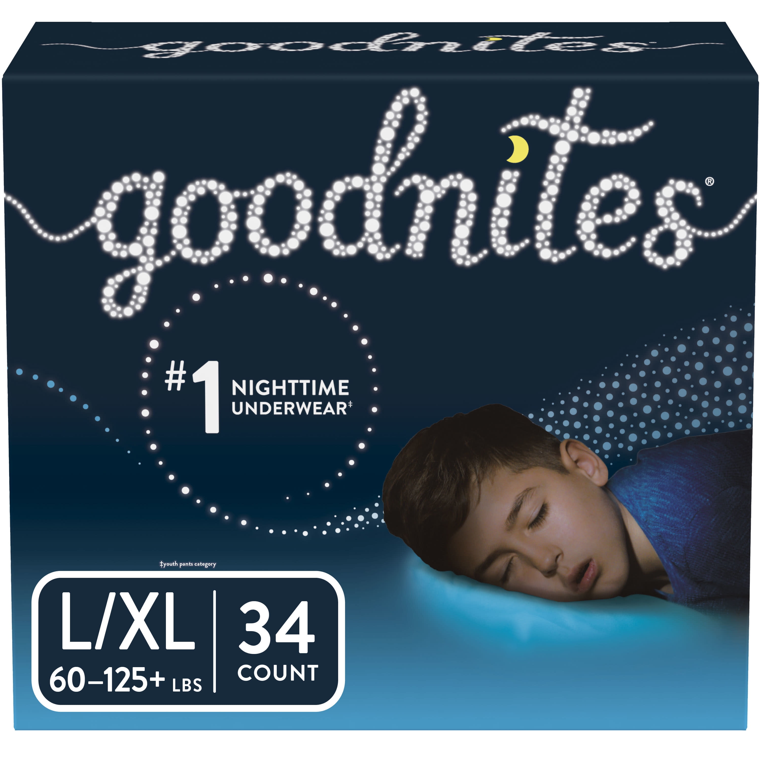 GN Disposable Nighttime Bedwetting Diapers for Boys, Pull Over, XL, 28 Ct - Walmart.com GN Disposable Nighttime Bedwetting Diapers for Boys, Pull Over, XL, 28 Ct - Walmart.com