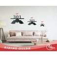 thumbnail image 3 of Custom Metal Hanging Bat Wall Art 30, 3 of 3