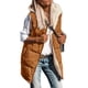 thumbnail image 1 of Chaleco Reversible sin Mangas con Capucha PRETTYGARDEN Otoño 2025 Marrón Talle S, 1 of 6