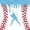 B Blue White Red, variant on Erosebridal Baseball Sport Black Out Curtains,Blue Ice Cream Drip Curtains Pack of 2 (42x63 Each) For Boys Kids