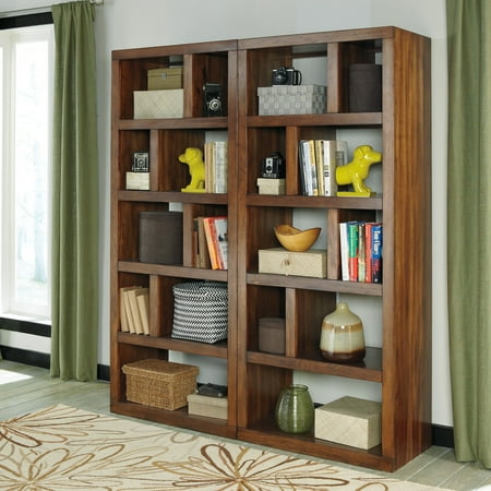 UPC 024052204810 product image for Ashley H641-17 Lobink Bookcase - Brown | upcitemdb.com