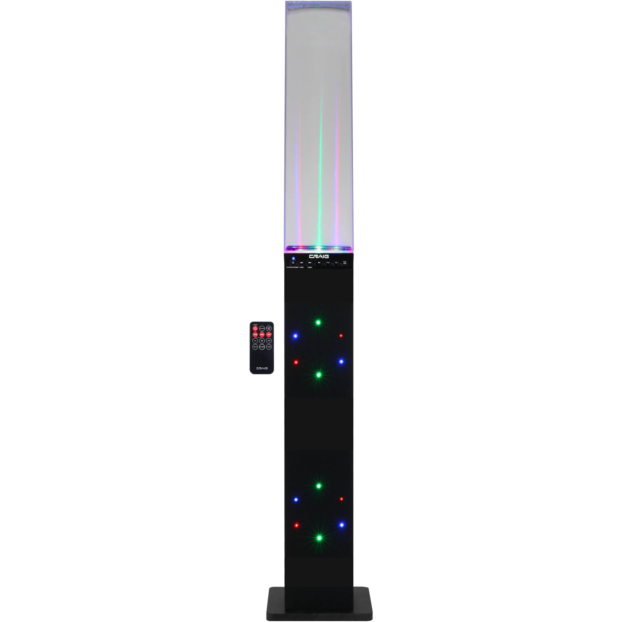 tower speaker with lights