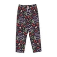 thumbnail image 4 of Goofa Snakes And Snake Fruit Printed Soft Pajama Pants for Women, Wide Leg Comfy Casual Lounge Yoga Pants-Large, 4 of 9
